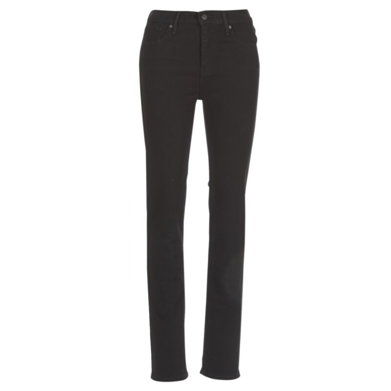 Jeans  Levis  724 HIGH RISE STRAIGHT  Nero Jeans Donna - 1