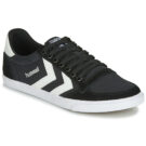 hummel TEN STAR LOW CANVAS Schwarze Damen-Sneaker - Gr&ouml;&szlig;e 1
