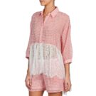Camicia Brigitte Bardot AMBRE Rosso Camicie Donna - 4