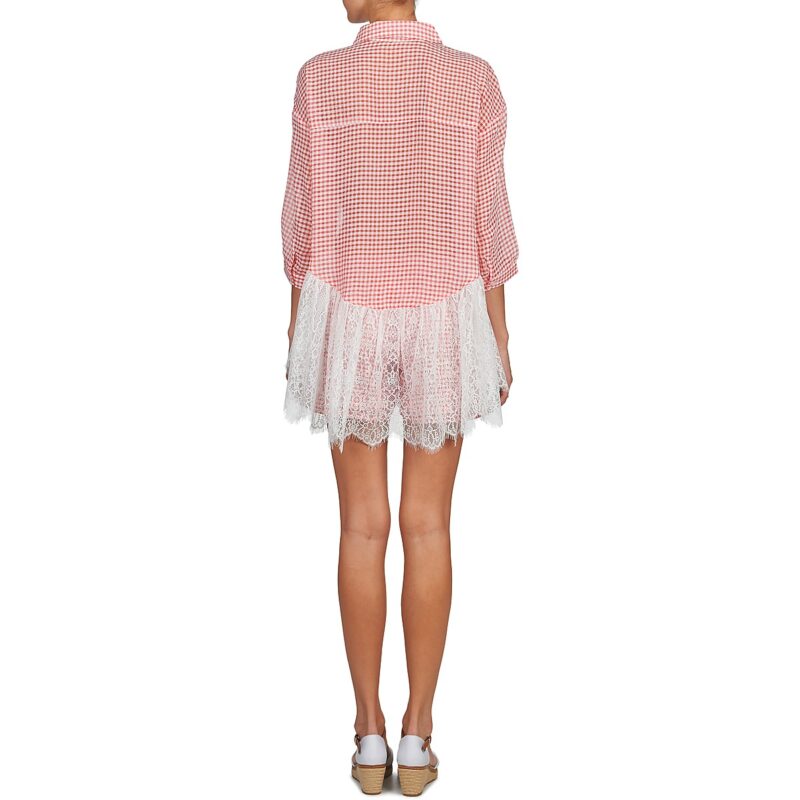 Camicia Brigitte Bardot AMBRE Rosso Camicie Donna - 7