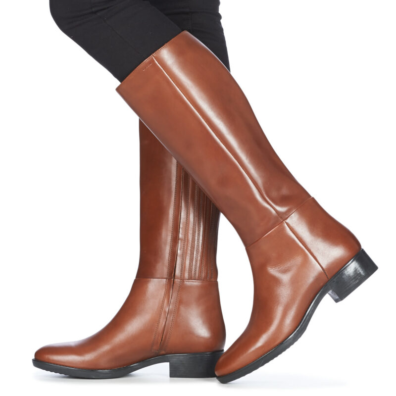 Geox D FELICITY Braune Stiefeletten f&uuml;r Damen - Gr&ouml;&szlig;e 8