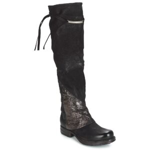 Airstep / A.S.98  SAINT EC PATCH  Nero -  Stivali a metà coscia Donna