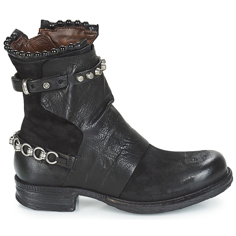 Airstep AS98 SAINT 14 Schwarze Damen-Ankle-Boots - Gr&ouml;&szlig;e 2