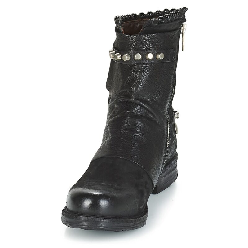 Airstep AS98 SAINT 14 Schwarze Damen-Ankle-Boots - Gr&ouml;&szlig;e 3