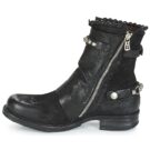 Airstep AS98 SAINT 14 Schwarze Damen-Ankle-Boots - Gr&ouml;&szlig;e 4