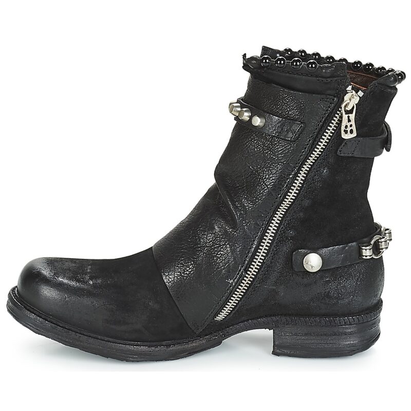 Airstep AS98 SAINT 14 Schwarze Damen-Ankle-Boots - Gr&ouml;&szlig;e 4