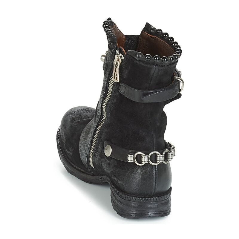 Airstep AS98 SAINT 14 Schwarze Damen-Ankle-Boots - Gr&ouml;&szlig;e 5