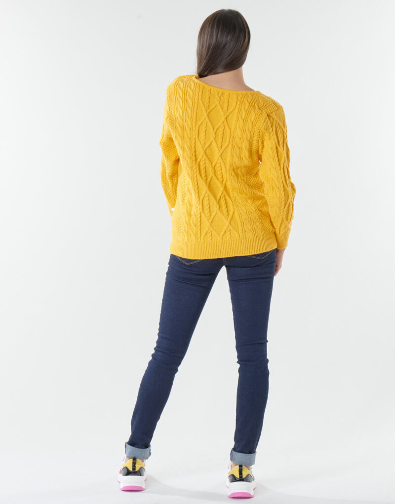 Jumper Betty London JEDRO Yellow Women's Sweaters - 4
