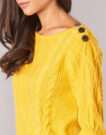 Jumper Betty London JEDRO Yellow Women's Sweaters - 6