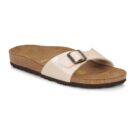 BIRKENSTOCK Madrid Birko-flor / Perla / White / Stretto Beige Ciabatta Donna - 1