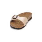 BIRKENSTOCK Madrid Birko-flor / Perla / White / Stretto Beige Ciabatta Donna - 3