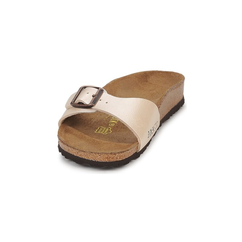 BIRKENSTOCK Madrid Birko-flor / Perla / White / Stretto Beige Ciabatta Donna - 3