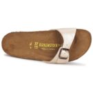 BIRKENSTOCK Madrid Birko-flor / Perla / White / Stretto Beige Ciabatta Donna - 6