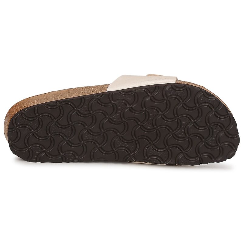 BIRKENSTOCK Madrid Birko-flor / Perla / White / Stretto Beige Ciabatta Donna - 7