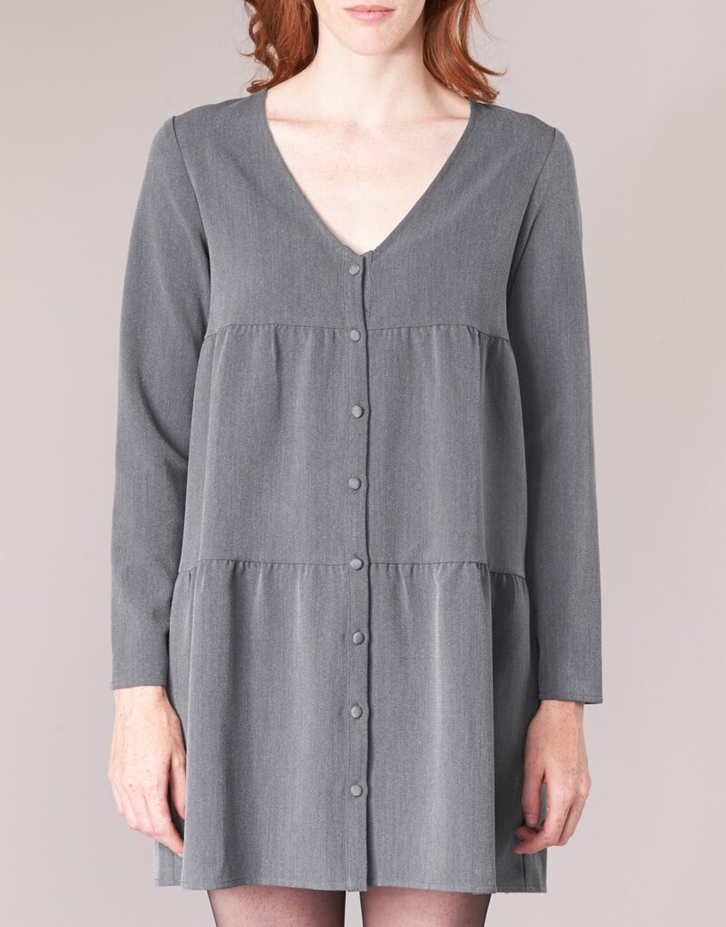 Abito corto Betty London JOGURET Grigio Abiti corti Donna - 4