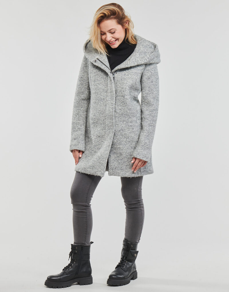 Mantella  Only  ONLSEDONA  Grigio Mantelle Donna - 3