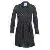 Trench Betty London JIVELU Nero Trench Donna