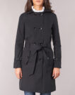 Gabardina Betty London Abrigo largo negro JIVELU para mujer - 4