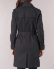 Gabardina Betty London Abrigo largo negro JIVELU para mujer - 5