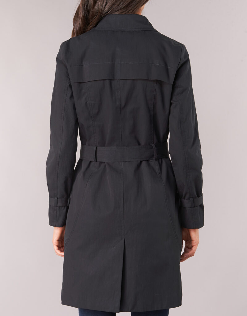 Gabardina Betty London Abrigo largo negro JIVELU para mujer - 5