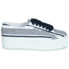 Superga  2790 COT MULTI STRIPE W  Bianco -  Sneakers basse Donna - 2