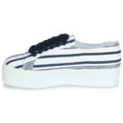 Superga  2790 COT MULTI STRIPE W  Bianco -  Sneakers basse Donna - 4