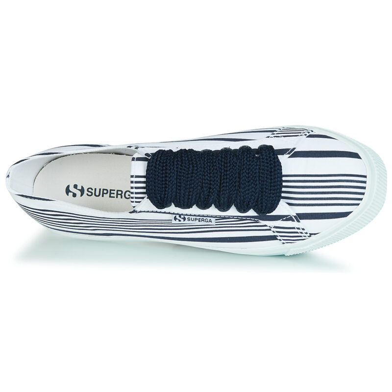 Superga  2790 COT MULTI STRIPE W  Bianco -  Sneakers basse Donna - 6