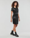 Abito corto  Moony Mood  POULOU  Nero -  Abiti corti Donna - 4