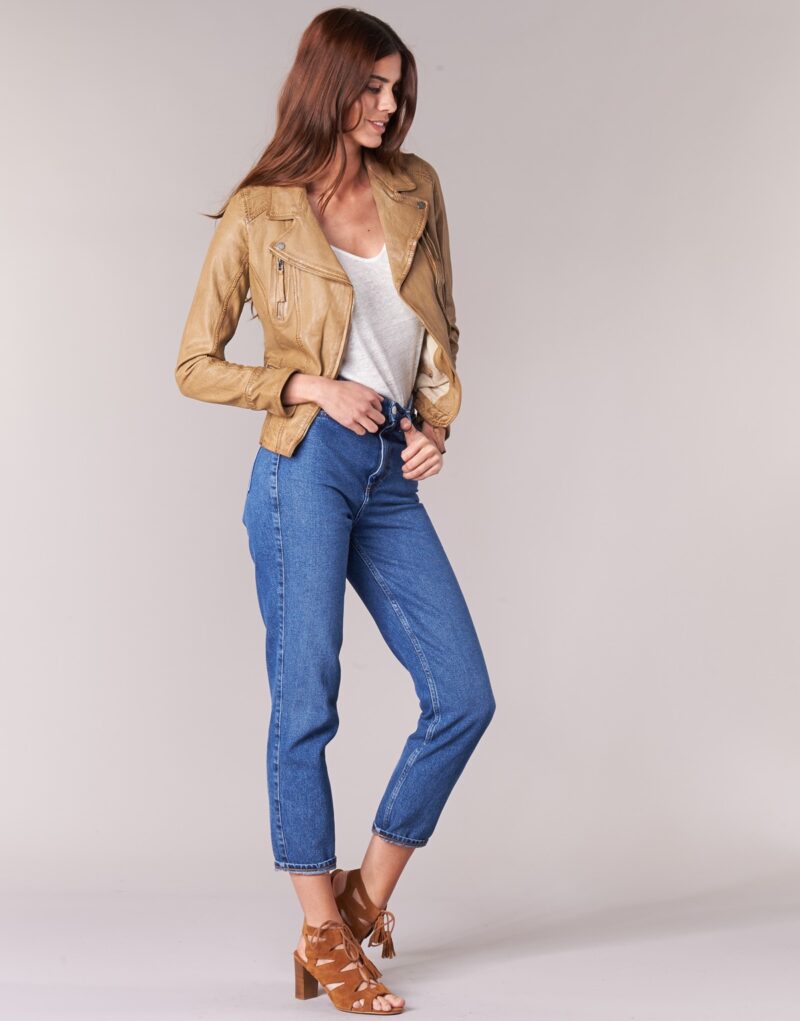Giacca in pelle Oakwood CAMERA Marrone Giacche in pelle Donna - 3
