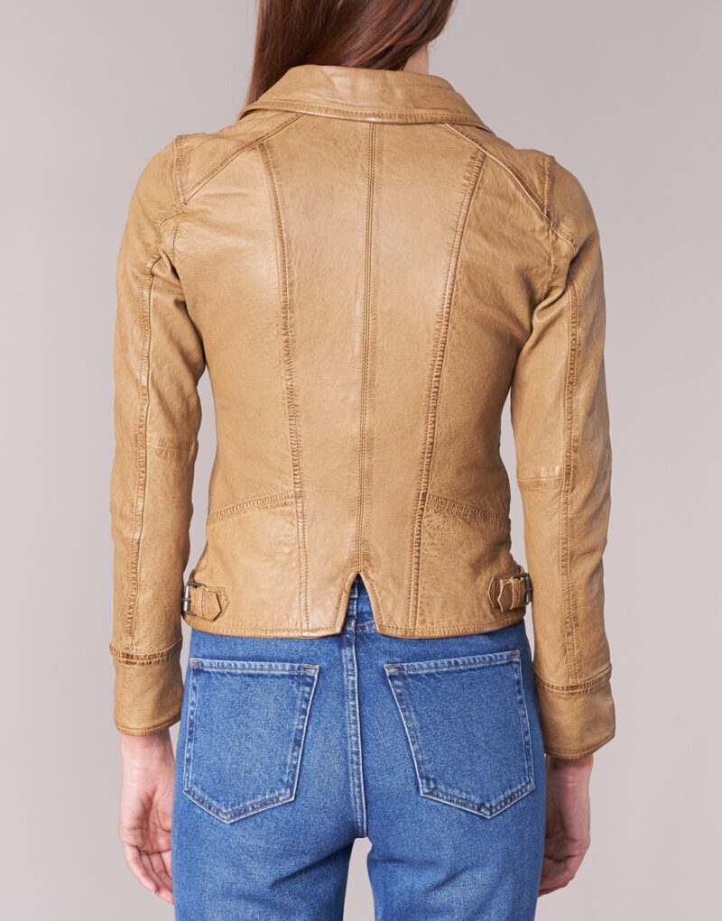 Giacca in pelle Oakwood CAMERA Marrone Giacche in pelle Donna - 5