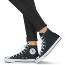 Converse CHUCK TAYLOR ALL STAR CORE HI Schwarze High-Top-Sneaker f&uuml;r Herren - Gr&ouml;&szlig;e 7