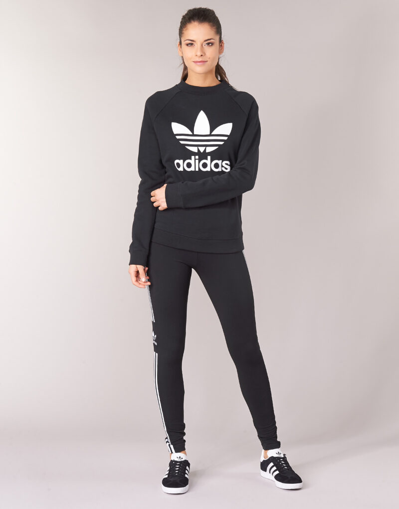 Pantalones adidas TREFOIL TIGHT Negros Pantalones Mujer - 3