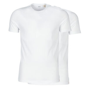 T-shirt  Levis  SLIM 2PK CREWNECK 1  Bianco -  T-shirt maniche corte Uomo
