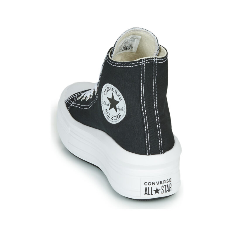 Converse Chuck Taylor All Star Move Canvas Color Hi Black Women's High Sneakers - 5