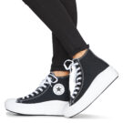 Converse Chuck Taylor All Star Move Canvas Color Hi Black Women's High Sneakers - 8