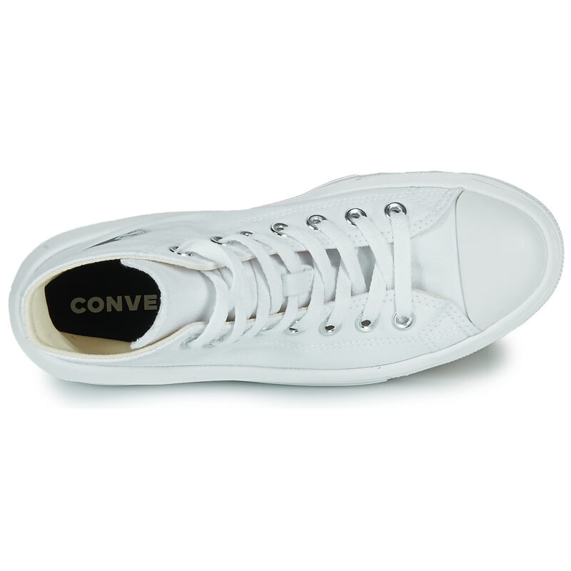 Converse Chuck Taylor All Star Move Canvas Color Hi White Damen-Sneaker - Gr&ouml;&szlig;e 6