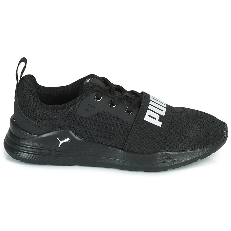 Puma WIRED PS Black Sports Shoes Kids - 2