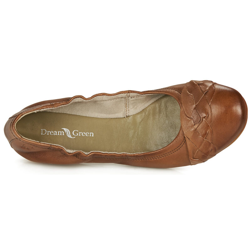 Dream in Green NERLINGO Marrone Ballerine Donna - 6
