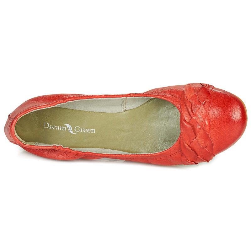 Dream in Green NERLINGO Rosso Ballerine Donna - 6
