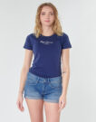 T-shirt  Pepe jeans  NEW VIRGINIA  Blu T-shirt maniche corte Donna - 2