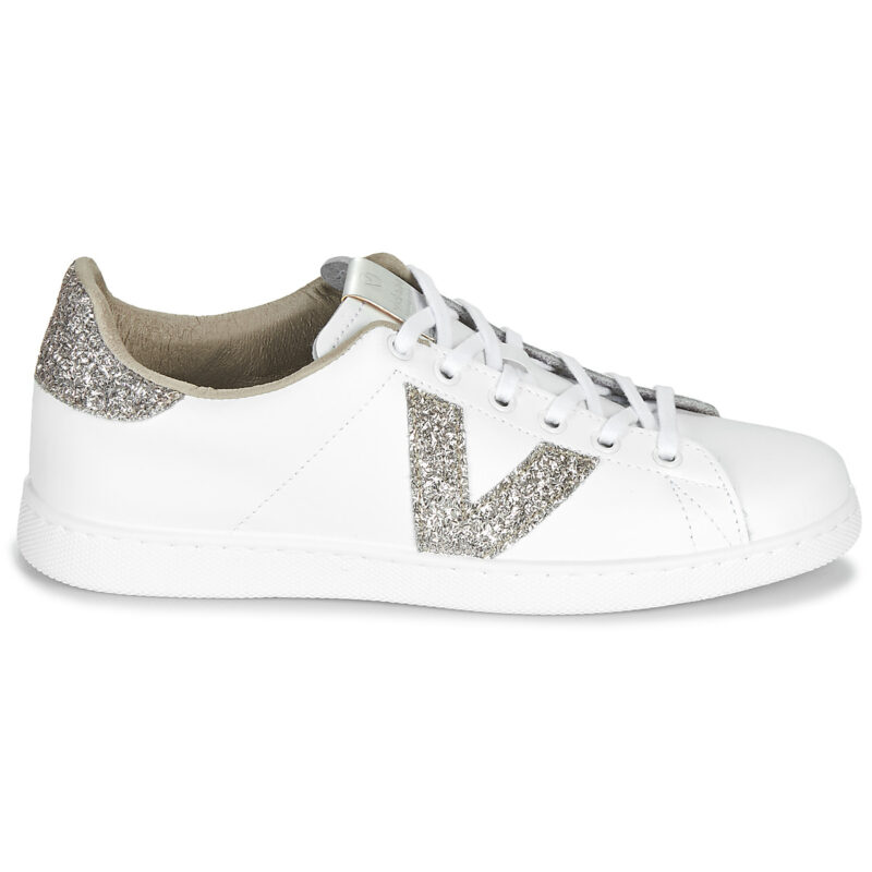Victoria  TENIS PIEL GLITTER  Bianco Sneakers basse Donna - 2