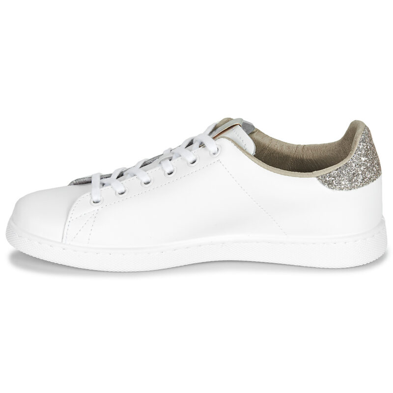 Victoria  TENIS PIEL GLITTER  Bianco Sneakers basse Donna - 4