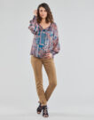 Pantaloni slim Cream LOTTE PRINTED Beige Pantaloni slim Donna - 2