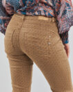 Pantaloni slim Cream LOTTE PRINTED Beige Pantaloni slim Donna - 5