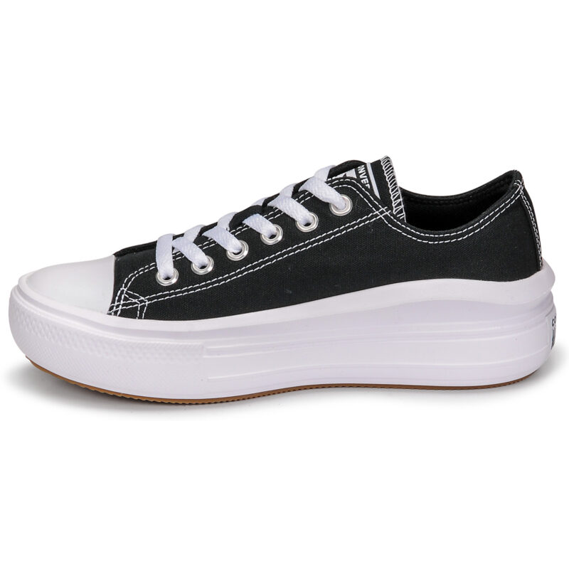 Converse CHUCK TAYLOR ALL STAR MOVE CANVAS COLOR OX Nero Sneakers basse Donna - 4