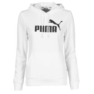 Felpe con cappuccio  Puma  ESS LOGO HOODY TR  Bianco -  Felpe con cappuccio Abbigliamento Donna