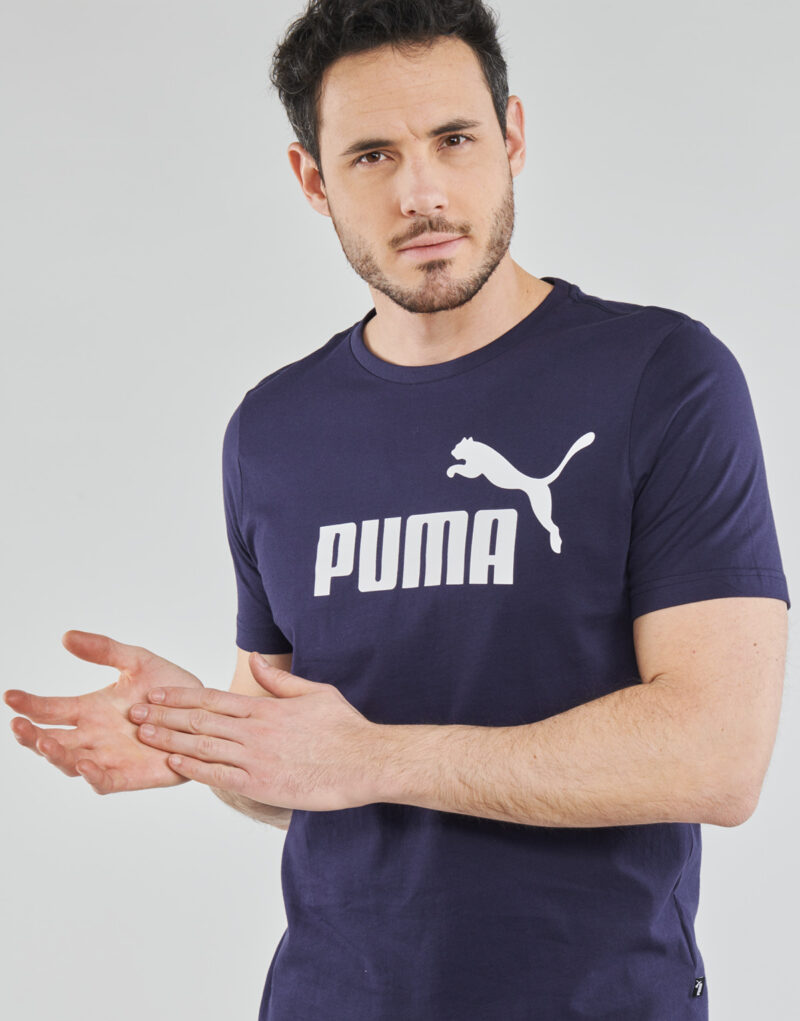 T-shirt Puma ESSENTIAL TEE Marine T-shirt maniche corte Uomo - 5