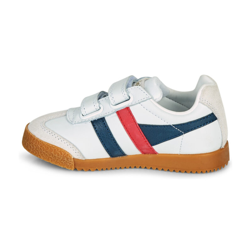 Gola HARRIER LEATHER VELCRO Bianco Sneakers Bambino - 4