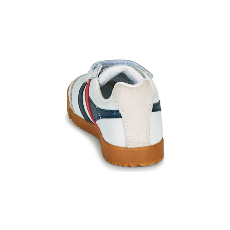 Gola HARRIER LEATHER VELCRO Bianco Sneakers Bambino - 5