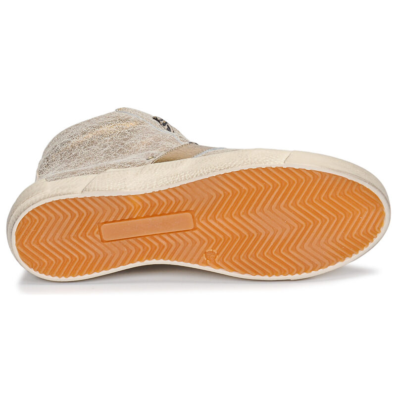 Meline NK1384 Gold High Top Sneakers Women - 7